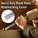 6 Piece Wood Chisel Set Woodworking Chisel Kit with Chrome-Vanadium Steel and hornbeam Handles, Premium Wooden Case for Carpenter Craftsman Gift for MKC