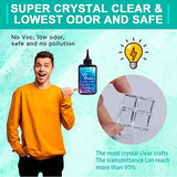 JDiction New UV Resin Kit with Light, Crystal Clear Hard Resin Sunlight Curing UV Resin Beginner Kit for Jewelry, Doming, Coating, and Casting, DIY JDiction