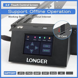 Longer Ray5 10W Laser Engraver, High Accuracy Laser Engraving Machine with 0.06×0.06mm Compressed Spot, 3.5 Inch Touchscreen, 60W Laser Cutter for Naccolly