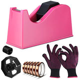 9 Pcs Heat Tape Dispenser Set, Sublimation Tape Dispenser 2 Pcs Heat Resistant Gloves with Silicone Bumps 6 Pcs Heat Tape for Sublimation Nonskid Sabary