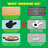 JOYIN 13 Wooden Magnet Creativity Arts & Crafts Painting Kit for Kids, Decorate Your Own Painting Gift for Easter Basket Stuffers, Birthday Parties JOYIN