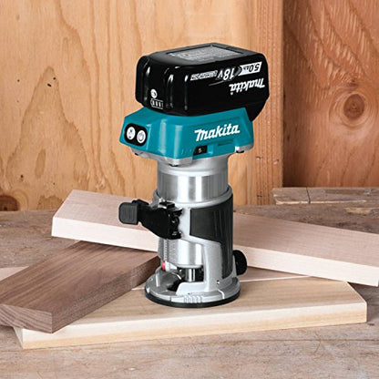 Makita XTR01T7 18V LXT Lithium-Ion Brushless Cordless Compact Router Kit - WoodArtSupply