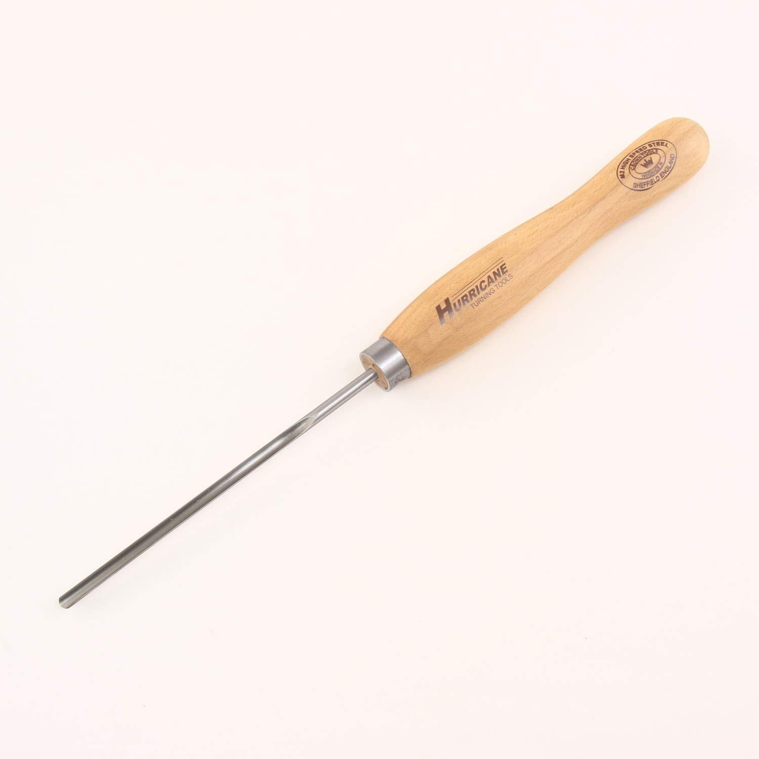 Hurricane Turning Tools, HTT-235W, M2 HSS, 1/4" Spindle Gouge for Woodturning - WoodArtSupply