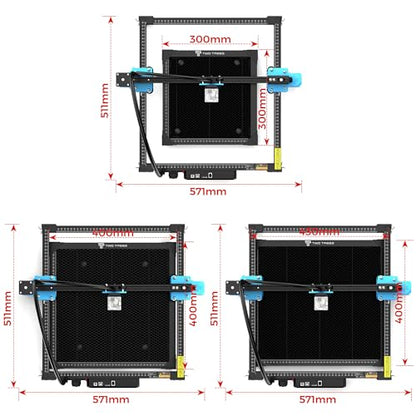 300 * 300mm Honeycomb Laser Bed Honeycomb Working Table Laser Honeycomb for CO2 or Laser Engraver Cutting Machine with Aluminum Plate and Engraving - WoodArtSupply