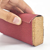 EMILYPRO Cork Sanding Blocks 4-1/4"x 2-3/8" x 1-3/16" Hand Sanding Tool for sandpaper - 3pcs EMILYPRO