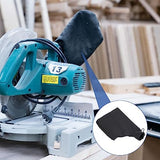 2 Pcs Table Saw Miter Saw Dust Bag Black Dust Collection Bag for Miter Saw 255 Model with Zipper and Wired Adjustable Stand Dust Bag for Belt Sander Mozeat Lens