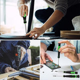 SWANLAKE 86PCS Magnetic Screwdriver Set,Includes Slotted/Phillips/Torx Mini Precision Screwdriver, Replaceable Screwdriver Bits and nut drivers With SWANLAKE GARDEN TOOLS