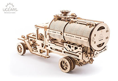 UGears Truck with Tanker Mechanical Wooden Model KIT 3D Puzzle Assembly