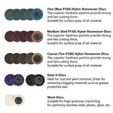 Pneumatic Mini Orbital Sander Grinder Polisher Kit, 2 inch Air Right Angle Surface Prep Tool with 41pcs Roll Lock Discs UPWOOD