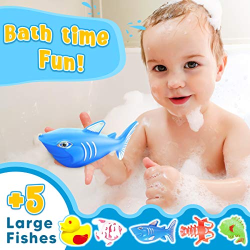 Goody King Magnetic Fishing Game Pool Toys for Kids - Bath Outdoor Indoor Carnival Party Water Table Fish Toys for Kids Age 3 4 5 6 Years Old 2 Goody King
