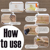 4 OZ Wooden Burning Paste,150ml Heat Activated Marker Paste for Wood Burn Gel,Creating Magical Art in a Few Minutes,Used for Drawing, DIY Arts,Flame EIGTWEN