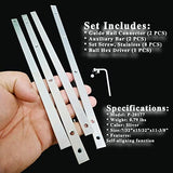 Guide Rail Connector Set P-20177 for Makita Track Saw Long Cuts， Also Compatible with Festool, Fit for DeWalt in Integrated Guide Rail T-Slots for WOUILNIA