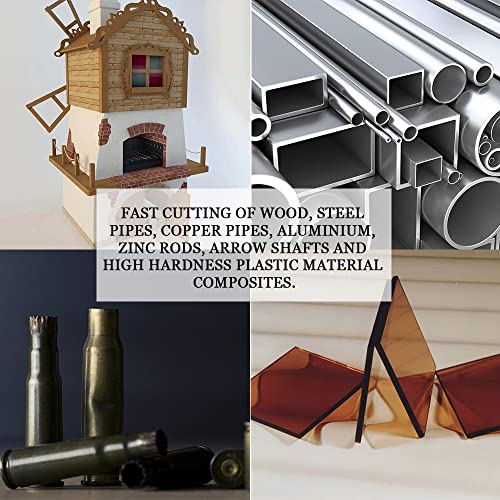 Benchtop Cut-Off Saw Miniature Compound-Cutting - SI FANG Mini Miter Cut-Off Chop Saw for Metal Wood Plastic Crafts Making Carbon Arrow Shafts SI FANG