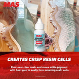 MAS Epoxies Resin Ocean Art White Pigment, 1 oz, Epoxy Resin Dye for Ocean Waves and Water Effects MAS