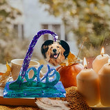 Large Picture Frame Resin Molds, Love Letter Heart Silicone Molds for Epoxy Resin, Unique Heart and Stand Epoxy Casting Mold for DIY Photo Frame Art Wehous