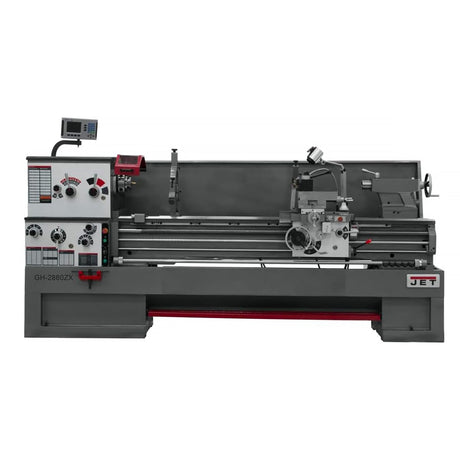 JET GH-2280ZX, 22" x 80" Geared Head Metal Lathe, ACU-RITE 203 DRO, Taper Attachment, 3Ph 230/460V (321567) Jet