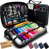 VelloStar Sewing Kit for Adults - Over 100 Sewing Supplies and Accessories - Needle and Thread Kit for Sewing - Hand Sewing Kit Basic for Small Fixes VelloStar