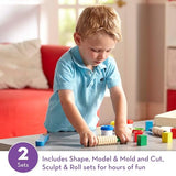 Melissa & Doug Clay Play Activity Set - With Sculpting Tools and 8 Tubs of Modeling Dough - Arts And Crafts For Kids, Clay Kits For Ages 3+ Melissa & Doug