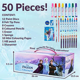 Disney Art Set, Frozen Colouring Sets for Children with Over 40 Art Supplies Disney