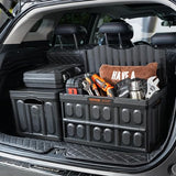 VEVOR 45L Collapsible Storage Bins with Lids 3 Packs, Stackable Utility Crates with Handles, Large Folding Containers for Organizing Tools, Toys, VEVOR