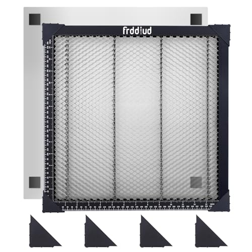 Frddiud Honeycomb Laser Bed, 15.7 x 15.7 x 0.8 inch laser cutting bed for CO2&Laser Engraving, with Aluminum Plate, Can Quickly Dissipate Heat and - WoodArtSupply