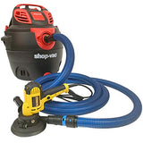 Cen-Tec Systems 94434 Antistatic Wet/Dry Vacuum Shop Vacs with Universal Power Tool Adapter Set, 16 Ft. Hose, Blue Cen-Tec Systems