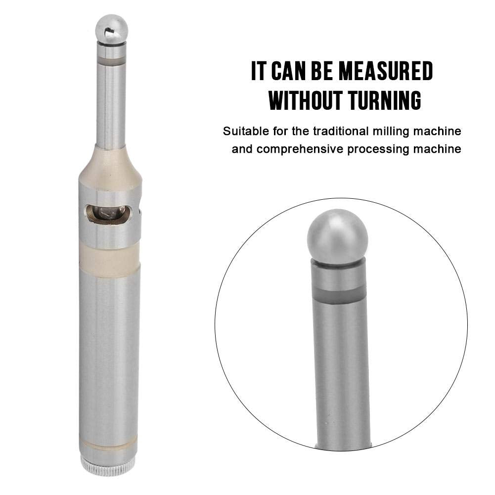 Electronic Optical Edge Finder High Precision Mechanical Edge Finder Non-Magnetic Mechanical Rotary Measurement Tool for CNC Lathe Milling Machine Hyuduo