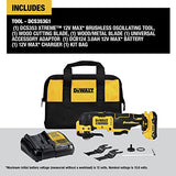 DEWALT XTREME 12V MAX Brushless Cordless Oscillating Tool Kit (DCS353G1) , Yellow DEWALT
