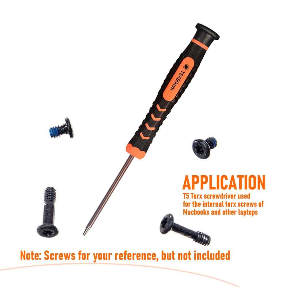 Repair Tool Kit for MacBook, TECKMAN Macbook Screwdriver Set with P5 Pentalobe Screwdriver,T5 Torx and Ph000 Phillips Screwdrivers for MacBook Air & TECKMAN