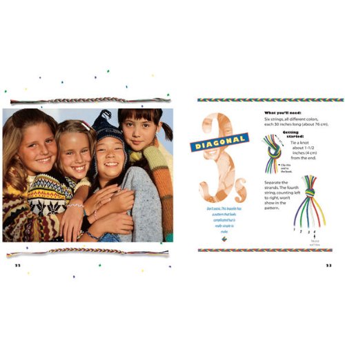 Klutz Friendship Bracelets Craft Kit Multicolored, 10.5" Length x 0.69" Width x 9" Height Klutz