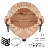 GARVIN Miter Saw Dust Collection Hood with Light, Dust Solution for Table Miter Saw, Chop Saw Hood Dust Collector Attachment, Accessory Holes, with Garvin