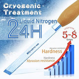 UF-SHARP 1 inch Skew Chisel, M2 Cryo High Speed Steel Wood Turning Tools with Beech Wood Handle UF-SHARP