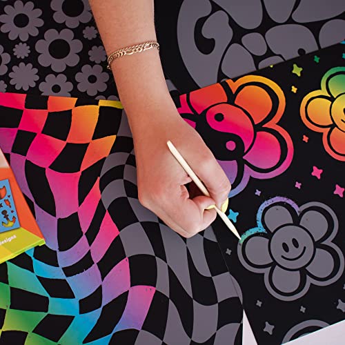 Art 101 USA Crafts 3 Pack Scratch Art Kit with 33 Pieces, Multi Art 101 USA