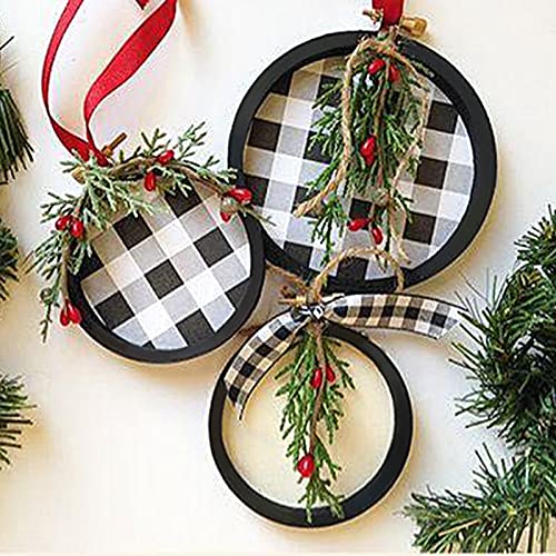 Pandahall 40pcs Unfinished Flat Round Wood Pendants 80mm Wooden Link Ring Charms Christmas Ornaments with 3mm Hole for Home Party Decoration Jewelry PH PandaHall