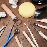 Nozomy Clay Tools,12PCS Pottery Clay Sculpting Tool Set NOZOMY