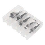 ChgImposs 5Pcs 16-30mm 5/8-Inch to 1-3/16 Inch HSS Hole Saw Cutter, Drill Bits Set Heavy Duty Tool Kit for Stainless Steel, Aluminum Alloy, Plastic ChgImposs