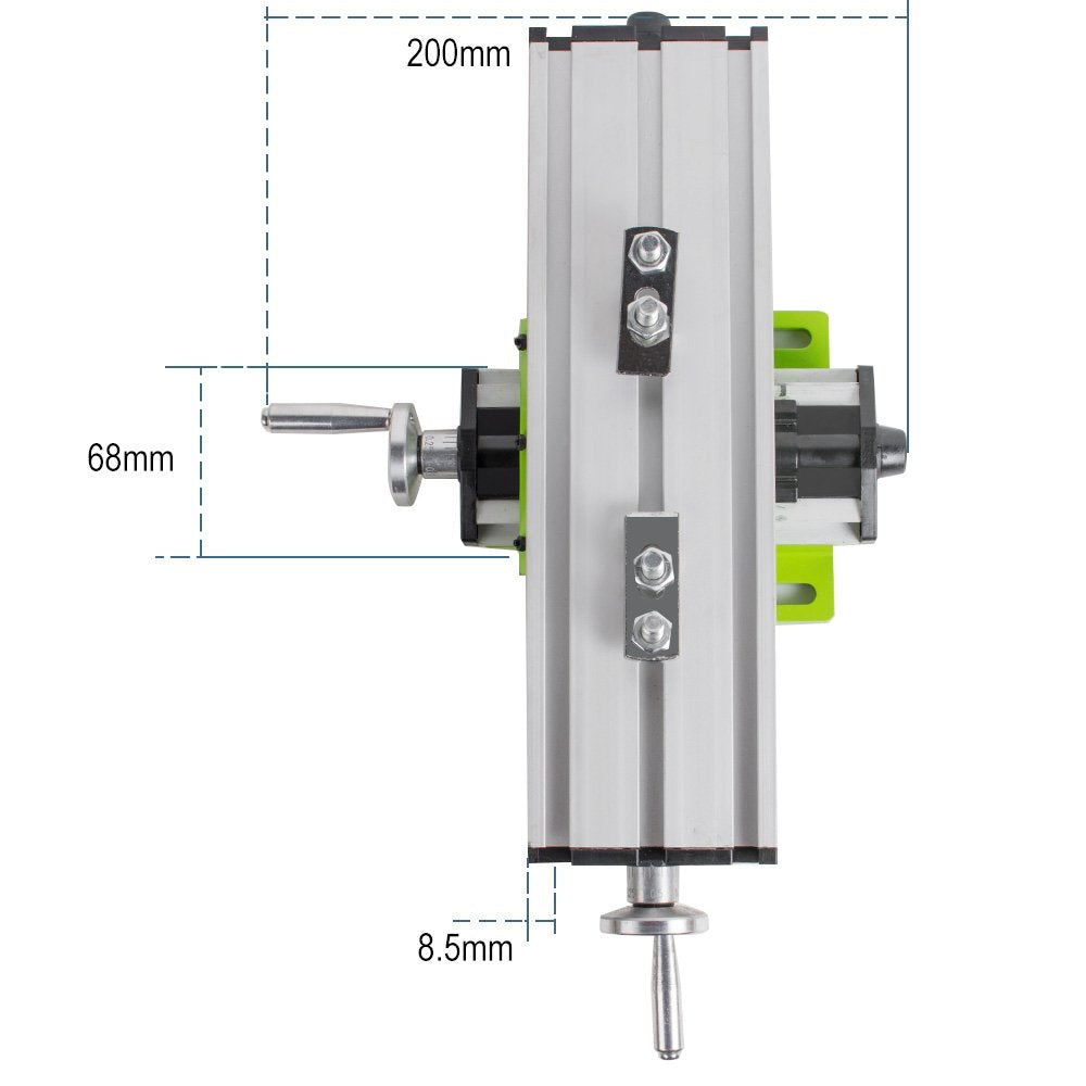 12.2 Inches Milling Machine Worktable for Mini Drill and Drill Bracket, Multifunction Mill Working Table with X-Y Axis for CNC Machine Tool,2-5 Days - WoodArtSupply