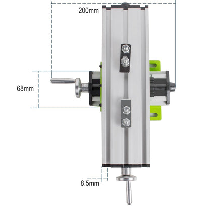 12.2 Inches Milling Machine Worktable for Mini Drill and Drill Bracket, Multifunction Mill Working Table with X-Y Axis for CNC Machine Tool,2-5 Days - WoodArtSupply