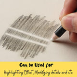 Mr. Pen- Eraser Pencil with Brush, 3 pcs, 2 Eraser Pencils with Brush and 1 Sharpener, Pencil Brush Eraser, Pencil Eraser with Brush, Eraser Pencils Mr. Pen