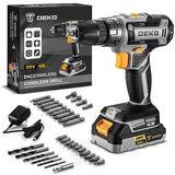 Power Drill Cordless: DEKO PRO Cordless Drill 20V Electric Power Drill Set Tool Drills Cordless Set with Battery and Charger 20 Volt Drill Driver Kit DEKOPRO