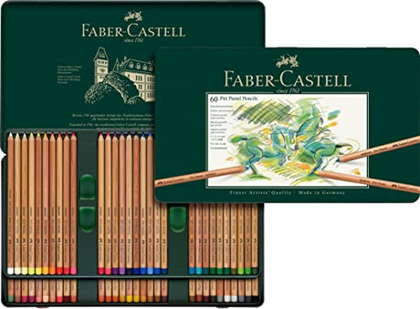 Faber-Castel Pitt Pastell Colouring Pencil Set of 60, 60 Count (Pack of 1), Assorted Faber-Castell