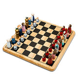 Large Wooden Peg Dolls 3-1/2 inch, Pack of 10 Unfinished Jumbo Dad Peg Doll Figures for Peg People Crafts Woodpeckers