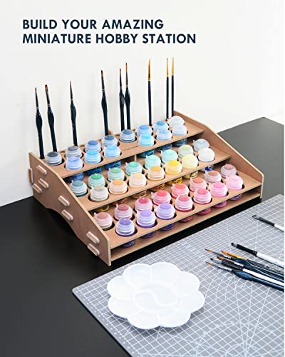 Tinctor Paint Organizer & Paint Brush Holder