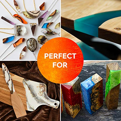 Upstart Epoxy Mica Powder - 18pc Set of Metallic Pigment Powders for Epoxy Resin - Brilliant Resin Color Pigment for Crafts - Mica Powder for Wood, Upstart Epoxy
