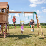Backyard Discovery Montpelier All Cedar Wood Playset Swing Set Backyard Discovery