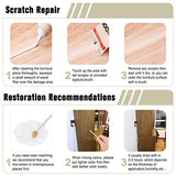 DAIXISM Wood Repair Kit Restore Any Wood Furniture, 20 Colors Resin Repair Compounds Cover Surface Scratch for Stains, Scratches, Floors, Tables, DAIXISM