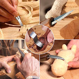 Tekchic Wood Carving Kit Deluxe-Whittling Knife, Wood Carving Knife Set, Wood Whittling Kit for Beginners, Carving Knife Woodworking Wood Carving TEKCHIC