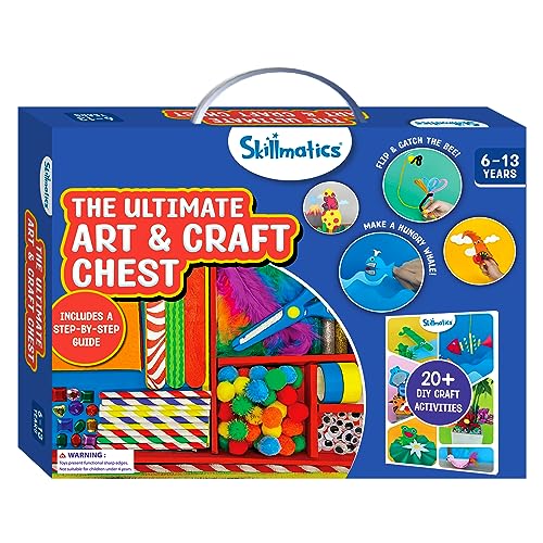 Skillmatics Ultimate Art & Craft Activity Kit, 2000+ Pieces, Art & Craft Supplies, DIY Creative Activity, Step-by-Step Guide, Gifts for Girls & Skillmatics