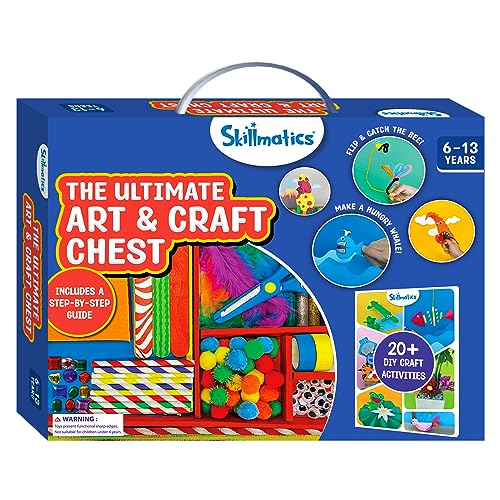 Skillmatics Ultimate Art & Craft Activity Kit, 2000+ Pieces, Art & Craft Supplies, DIY Creative Activity, Step-by-Step Guide, Gifts for Girls & - WoodArtSupply