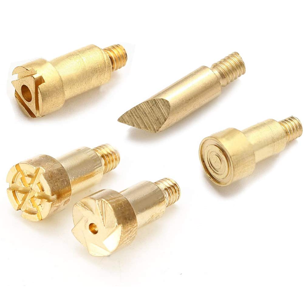 23Pcs Pyrography Wood Burning Tips, Wood Burning Tool Kits Carving Iron Tip for Embossing/Adults/Beginners/Birthday/Wedding SREMTCH